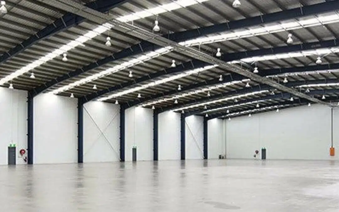repaint done by Omega Industries warehouse painters